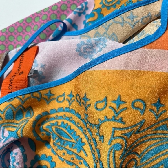 Clover Canyon Mixed Print Boho Tunic Small Q2 - Picture 9 of 9